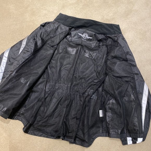 Womens XXS XS BIKEROAD Motorcycle Two Piece Rain Suit Polyester Black Jumpsuit - Picture 6 of 16